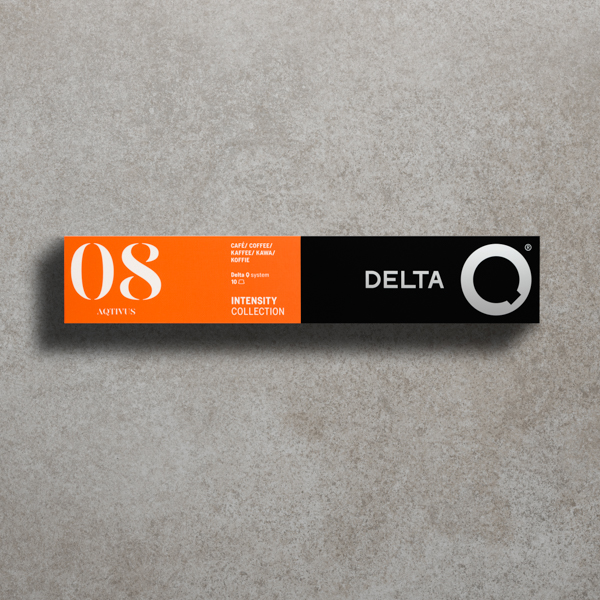 Delta Q aQtivus N°8 Etui de 10 Capsules - Compatible uniquement machines Delta  Q - Capsule café - Achat & prix